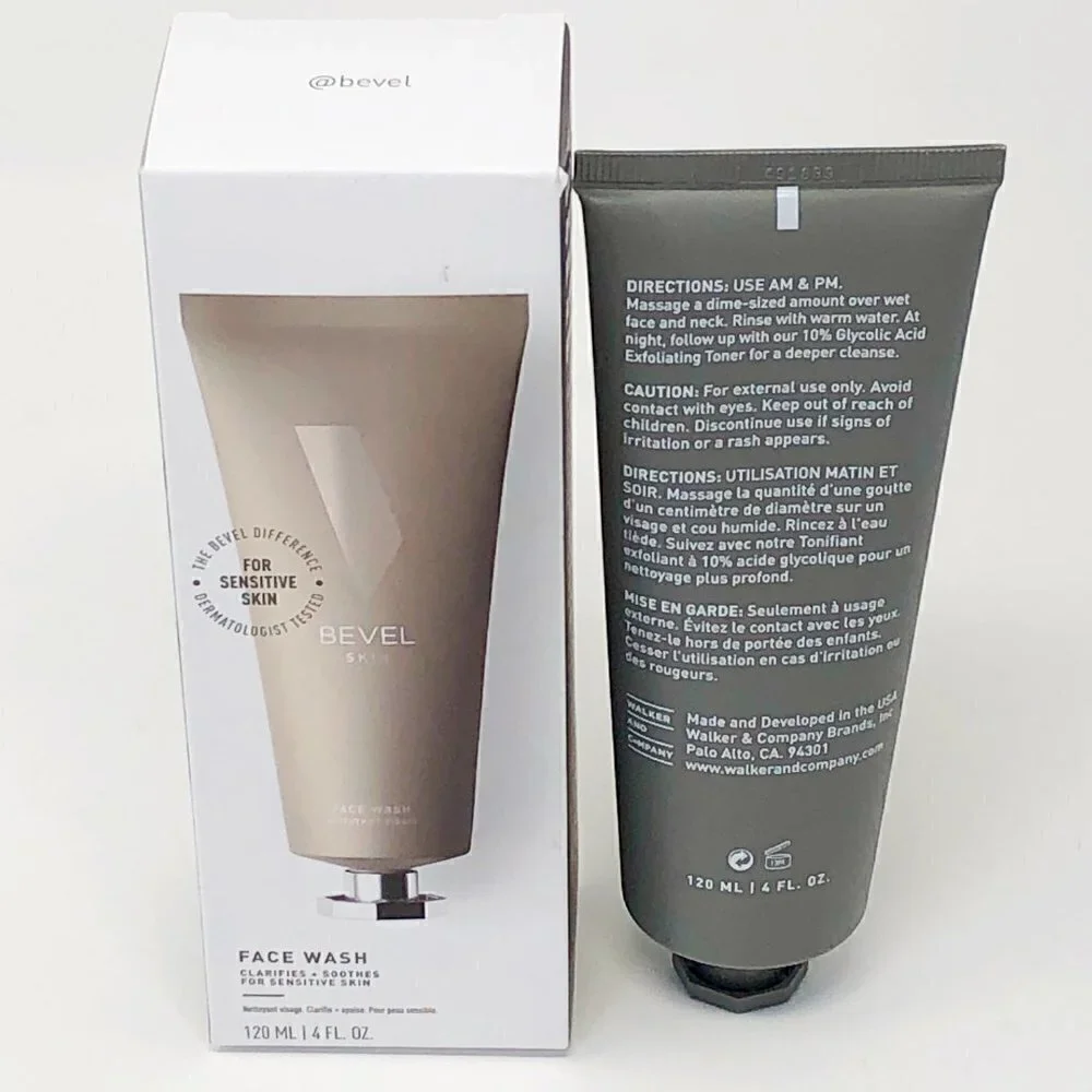 Bevel Face Wash for Men,4 ounce